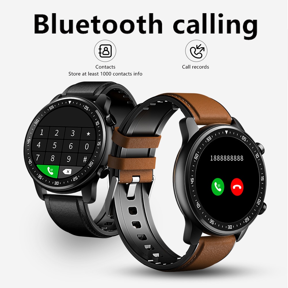 Bluetooth Call Waterproof Smartwatch Heart Rate Fitness Tracker