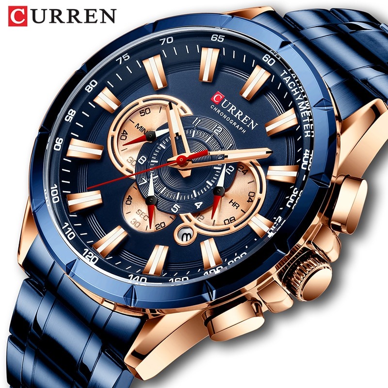 Curren Men's Watch Top Luxury