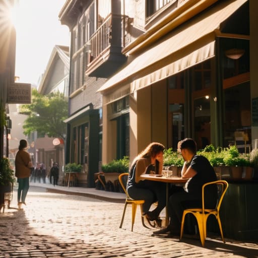 The Human Scale of the City streetscape.